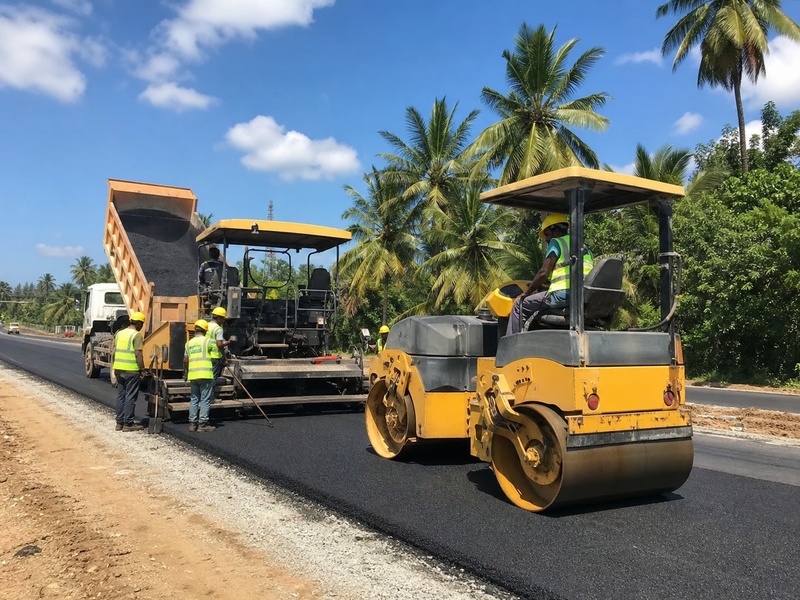 Urban road paving